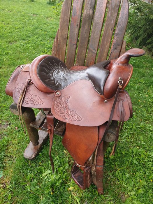 Șa călărie-Wester -Texas sau schimb cu vitel