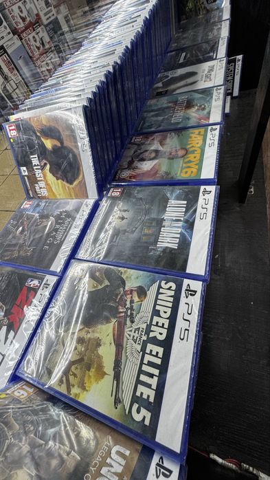 Любые диски с играми на PS4/PS5 запечатанные официальные