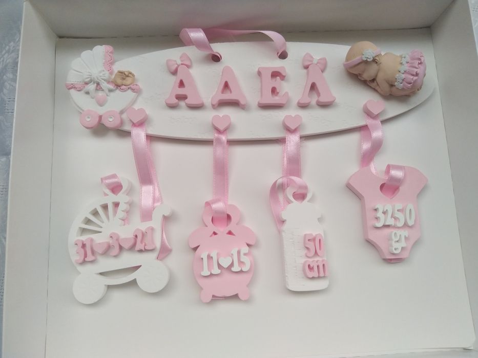 Бебешки визитки с данни