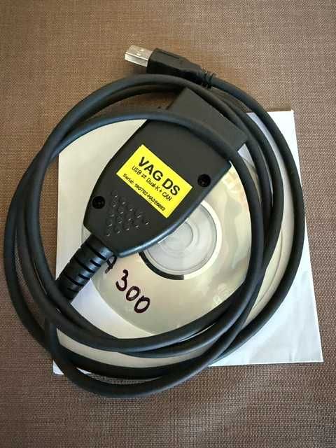 VAG Интерфейс (кабел) HEX-USB+CAN за VCDS + SW