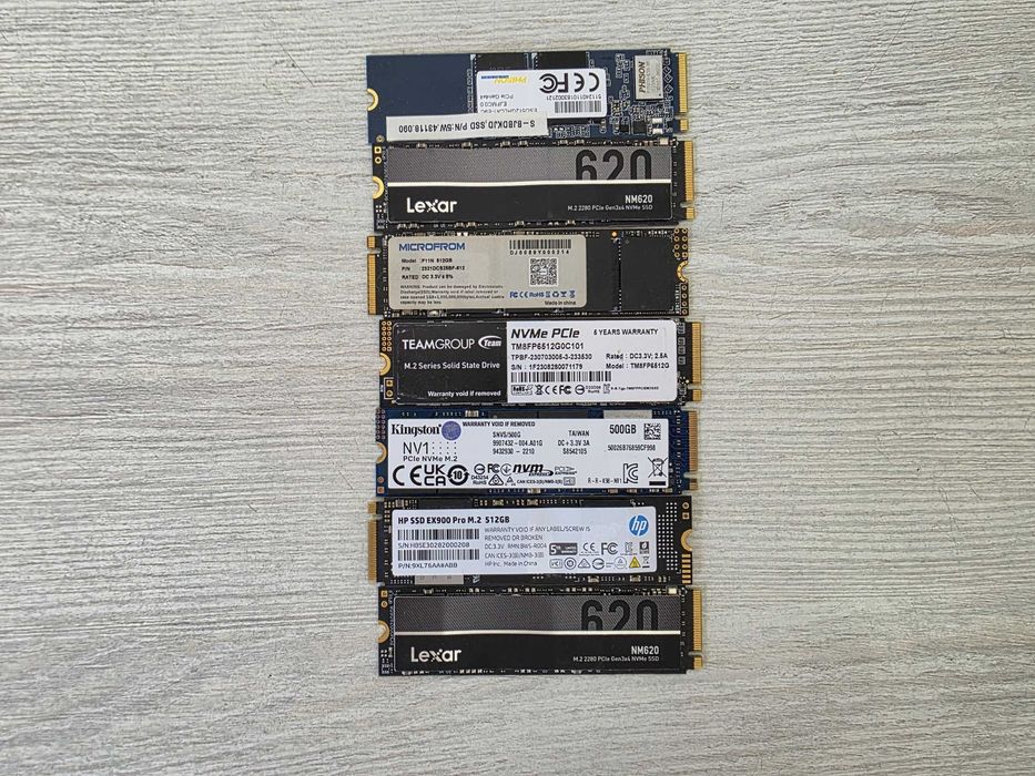 Сверхскоростной NVMe SSD-накопитель M.2 512GB