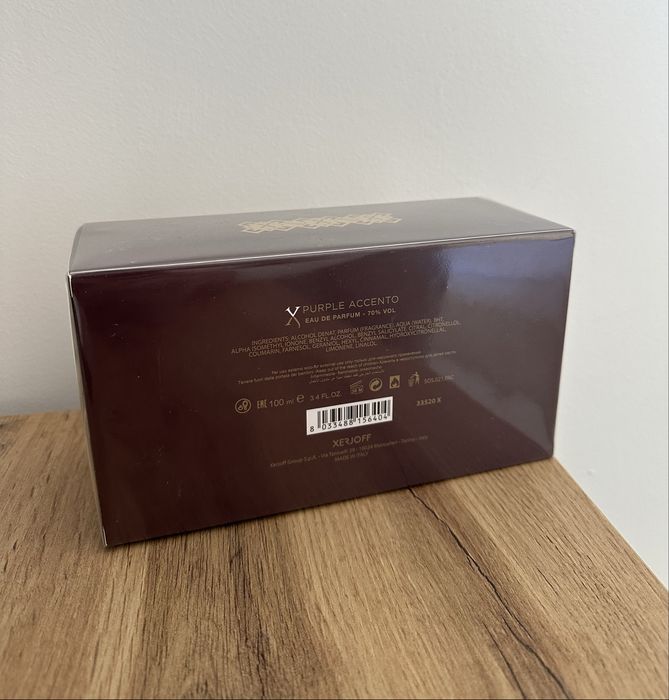 Парфюм XERJOFF PURPLE ACCENTO crystal edition 100ml