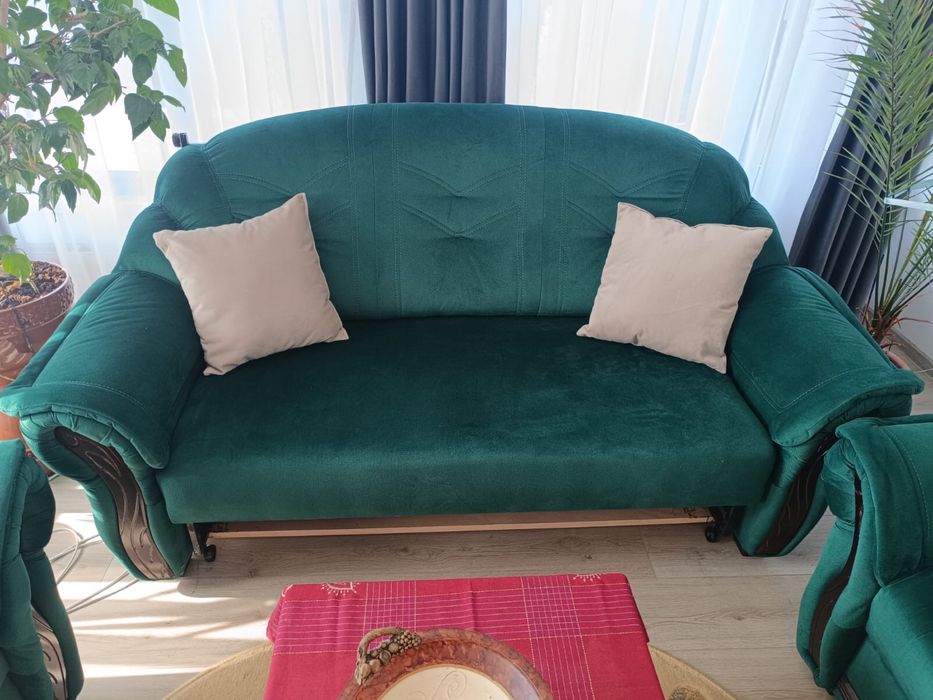 Canapea extensibila si fotolii