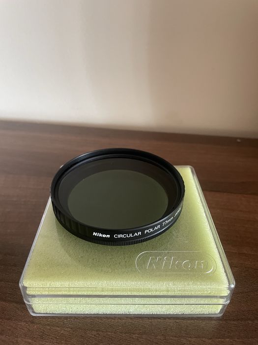Filtru Polarizare Nikon C-PL 77mm + Adaptor Hama 72-77mm