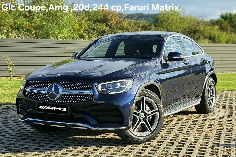 GLC Coupe/Pak A.M.G/2.0 d/245 c.p/Interior Rosu/Ambiental/Piano Black/