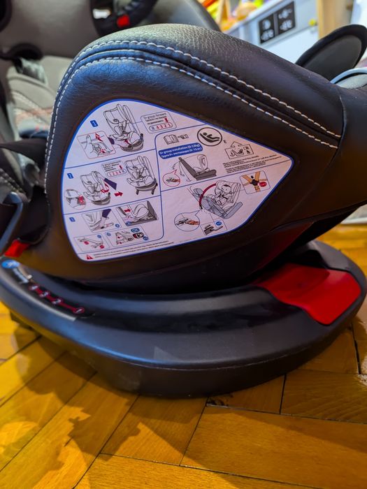 МОНИ Стол за кола 0-36 кг. MOTION ISOFIX 360° ЧЕРЕН