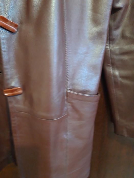 Geacă damă de piele vișiniu închis