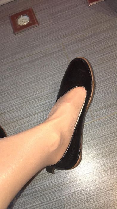 Балерини естествена ко кожа 37 номер 23 см стелка