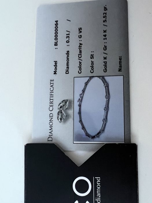 Гривна с диаманти