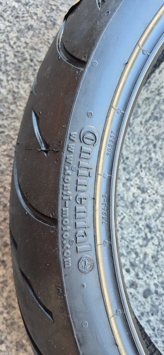 O anvelopa moto fata noua Continental 120/70ZR17M/C,dot 2020.