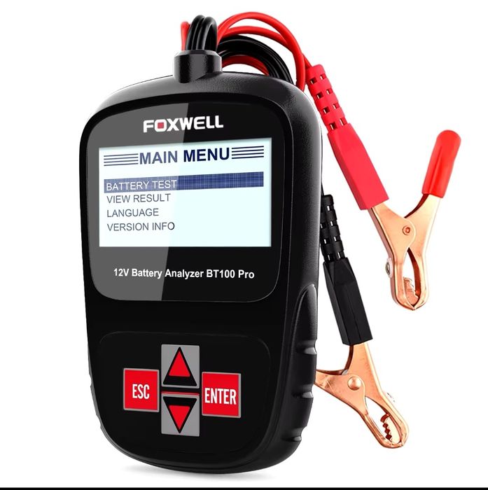 Tester de baterii auto FOXWELL BT100 Pro 12V pentru analizor digital
