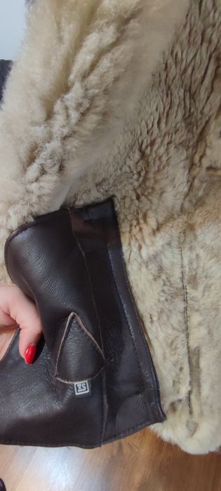 Cojoc din piele și blană naturală