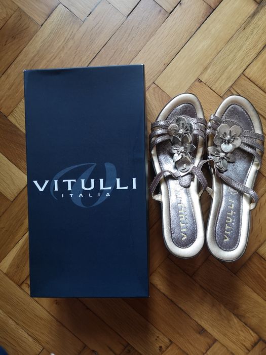 Италиански Дамски сандали от естествена кожа