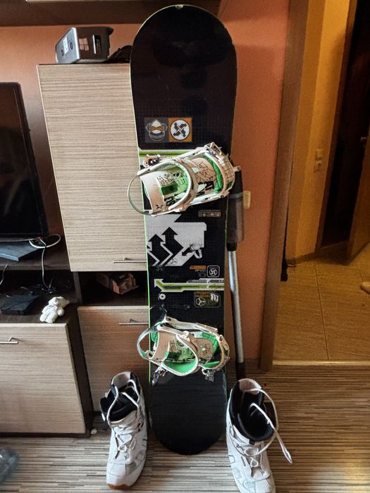 Snowboard комплект с обувки