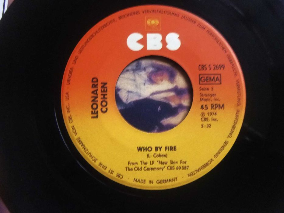 Малка грамофонна плоча = LEONARD COHEN