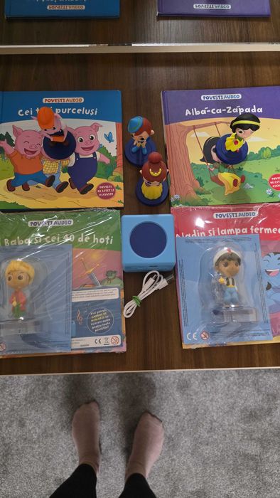 Povesti audio de colectie cu boxa doua carduri si usb