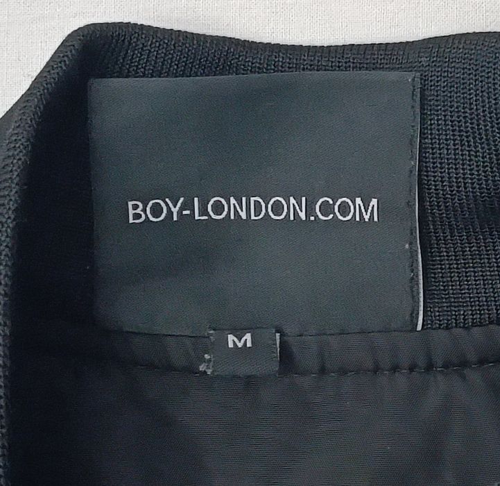 Boy London Bomber Jacket оригинално яке M черен бомбър яке