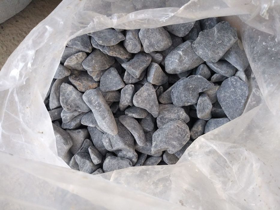 Камушки чёрний декоративни для ландшафтни дезайн