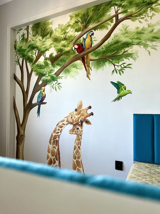 Художественная роспись стен, картины на заказ