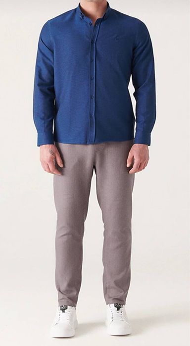 AVVA рубашка с длинным рукавом классического кроя