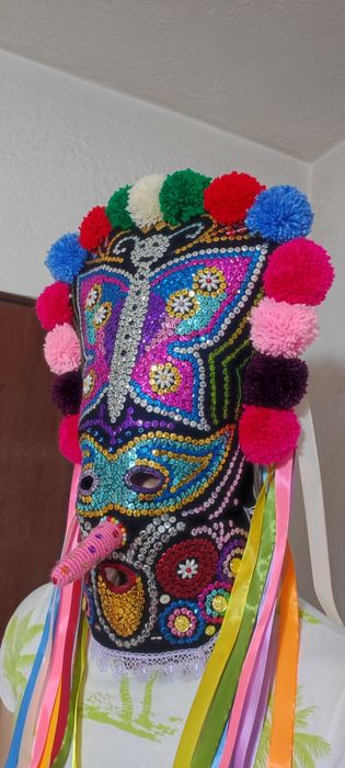 Кукерска маска, гугла,капашон, нова, новодел