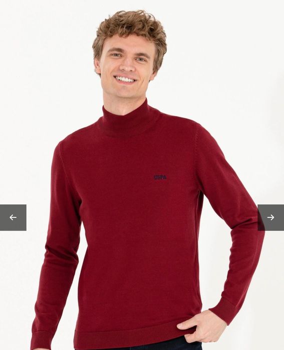 Кофта мужская, новая USPA Polo, турецкая