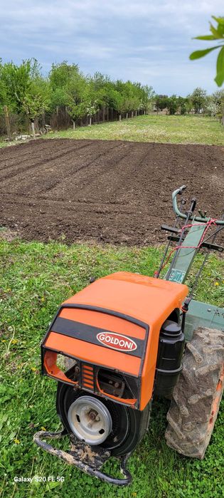 Motocultor Goldoni special 140 motor lombadini, remorca 4x4, freza