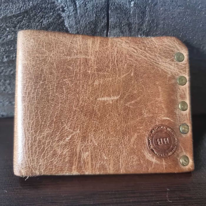 Ретро портфейл естествена кожа ръчна изработка идеален подарък