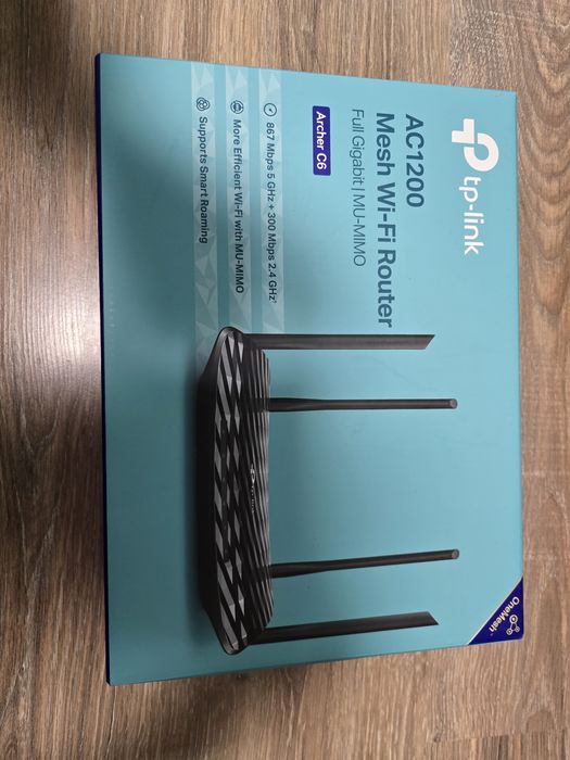 TP-LINKр TP-Link Archer C6 / AC1200 2,4/5 ГГц, 4 антенны