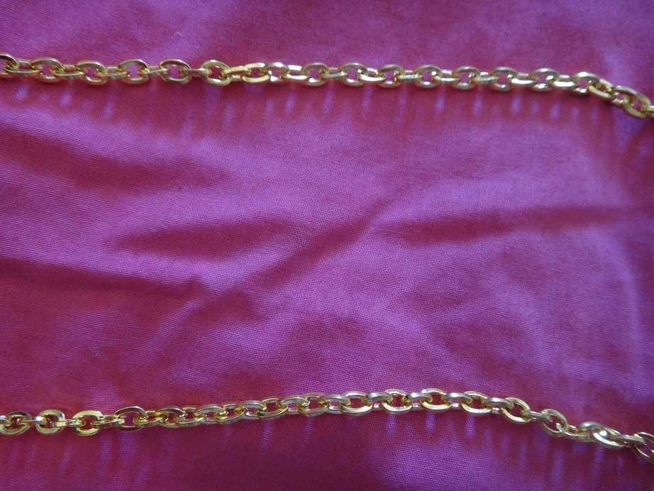 Нова дълга златиста верижка/дръжка за чанта или друг аксесоар