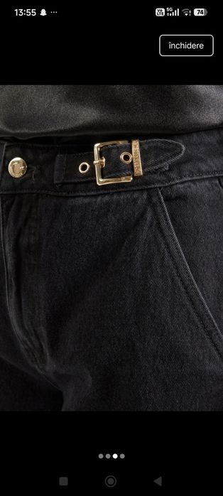 Jeans deosebiți wide leg