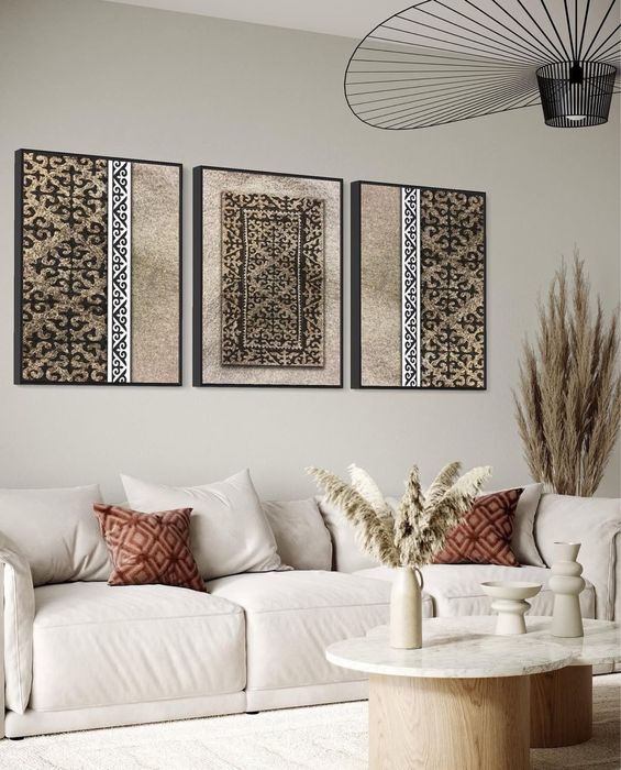 картина   қазақы  үлгіде