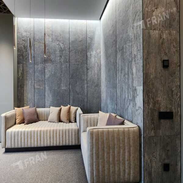 Каменный шпон Flora dark choco