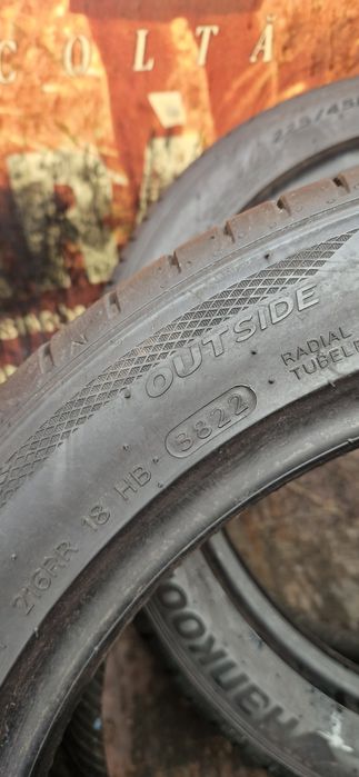 2 Anvelope ca noi Hankook 225 45 R17 de vara . Dot 2022