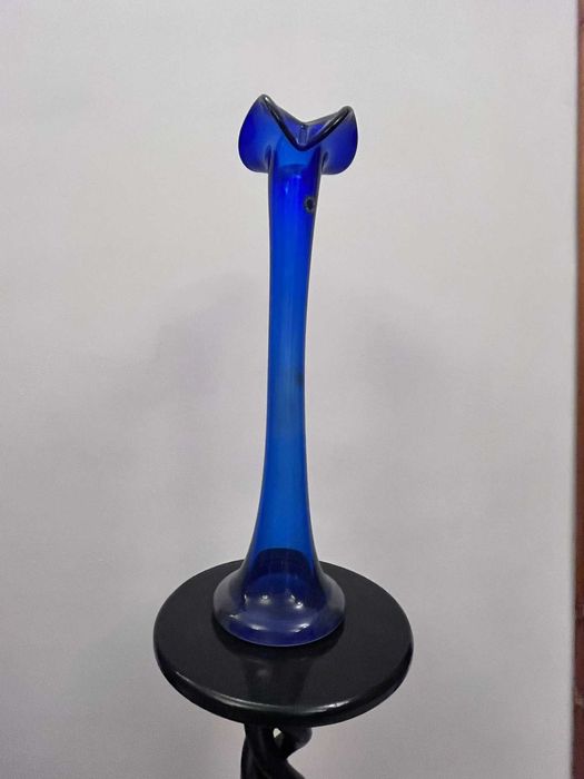 Piesa veche cristal BOHEMIA Cehia marcata mare bibelou bibelouri