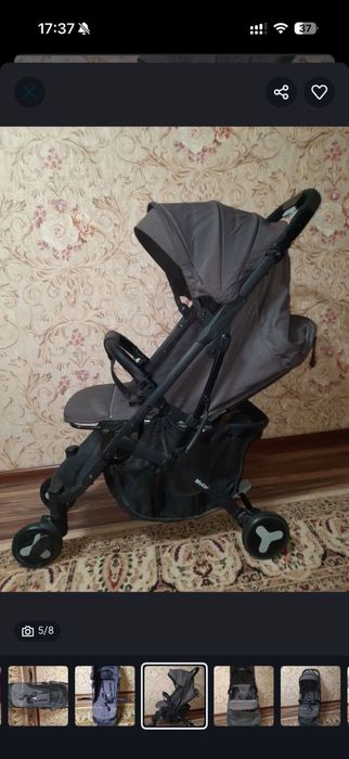 Коляска Mstar черный