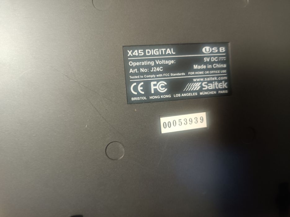 Джойстик flight simulator Saitek xs 45