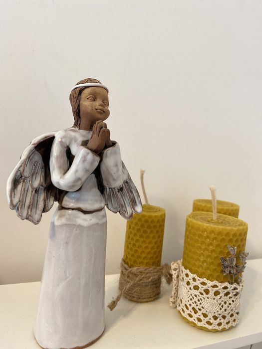 Marturii botez/ nunta, lumanari din ceara naturala