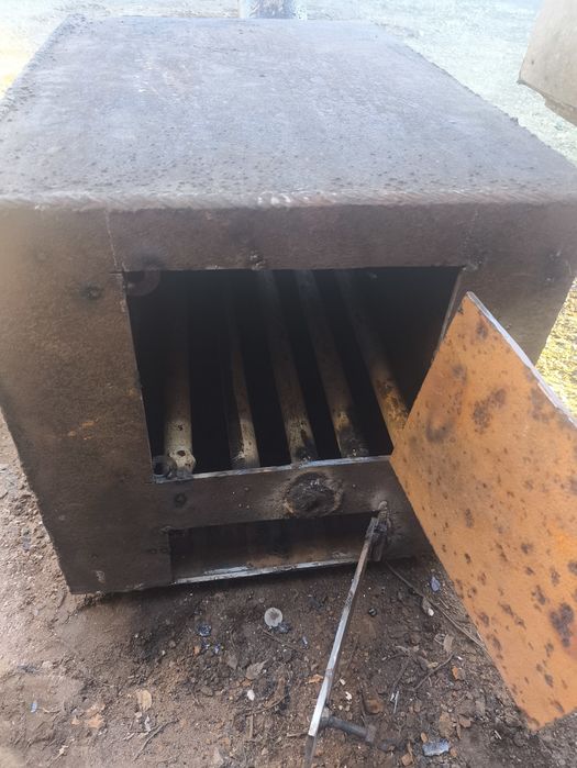 Печь.  Буржуйка.