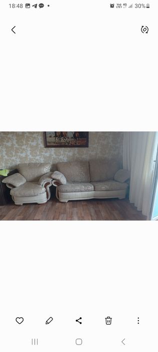 Продам мебель диван с креслами