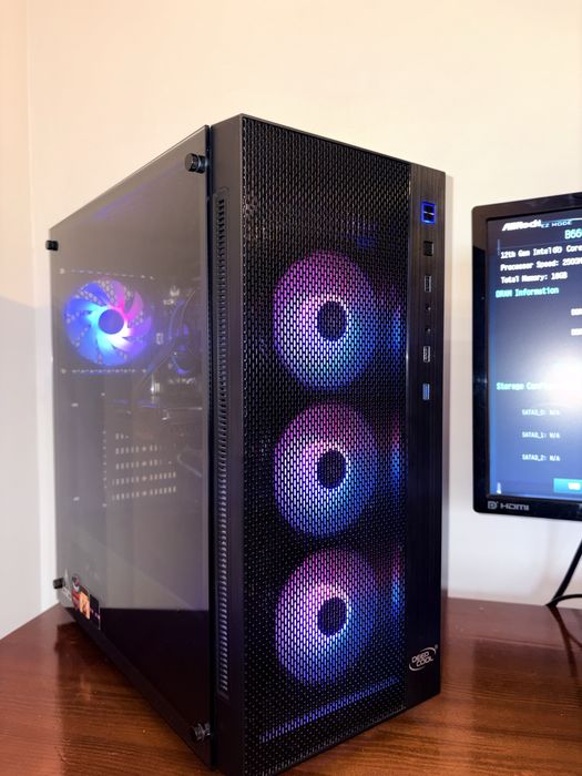 Геймърски компютър i5-12400F / RX 6600 / 16GB RAM | без SSD