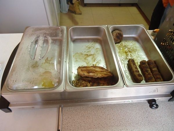 Бен-мари топло със сух нагревател отдолу  със три гастронорми