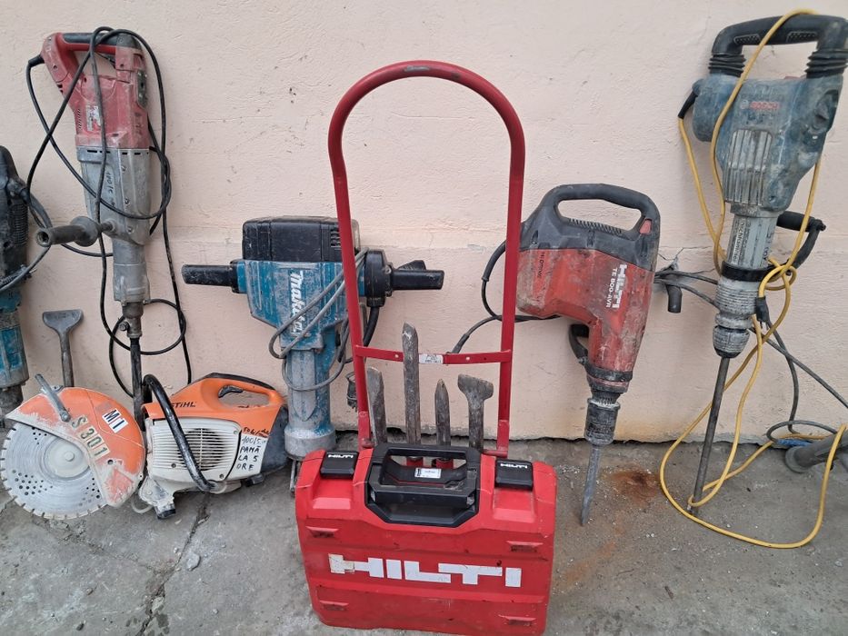 Picamar Rotopercutor picamer demolator drujba taiat beton LemnMotosapa