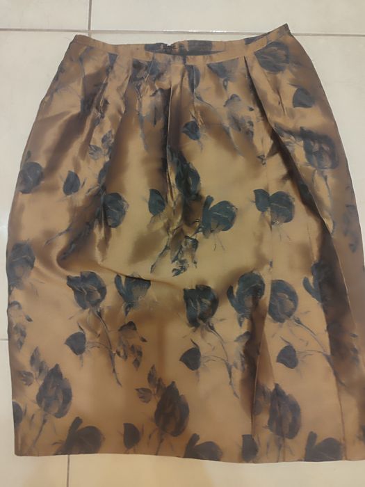 Reiss -Вталена миди пола в кафяво