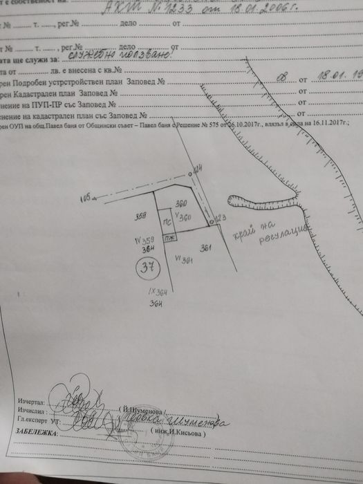 Продава се Парцел в Павел баня - 407 кв.м за 86 €/кв.м - Снимка #1