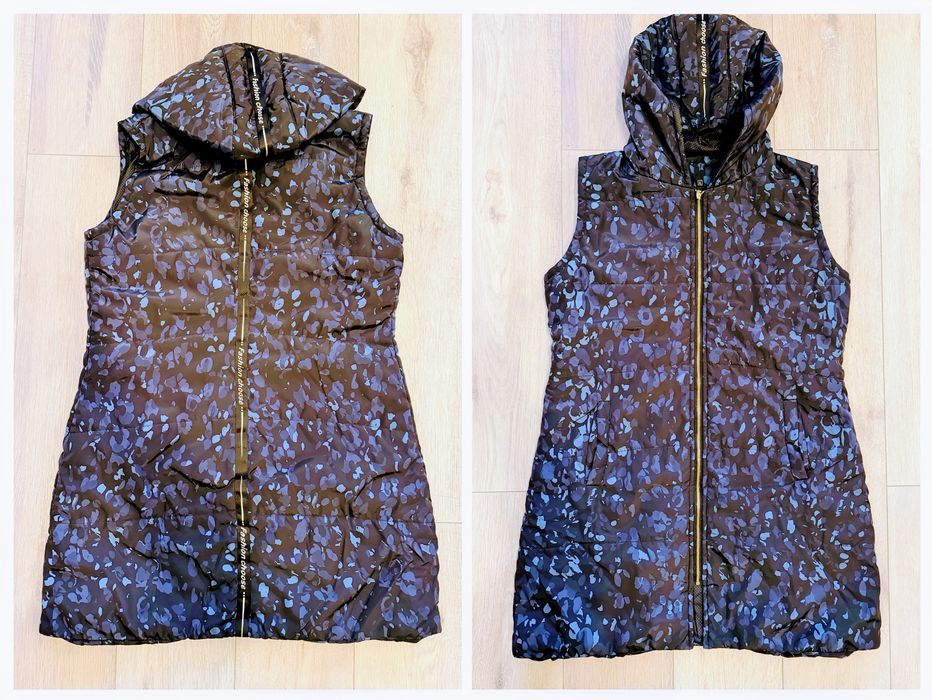 Дамски втален дълъг елек/грейка - рязмер ХЛ