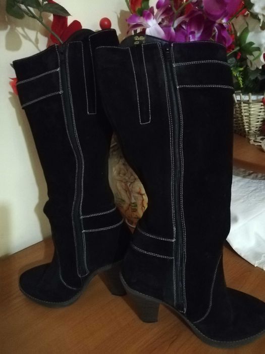 Cizma piele intoarsa eleganta noua, ocazie