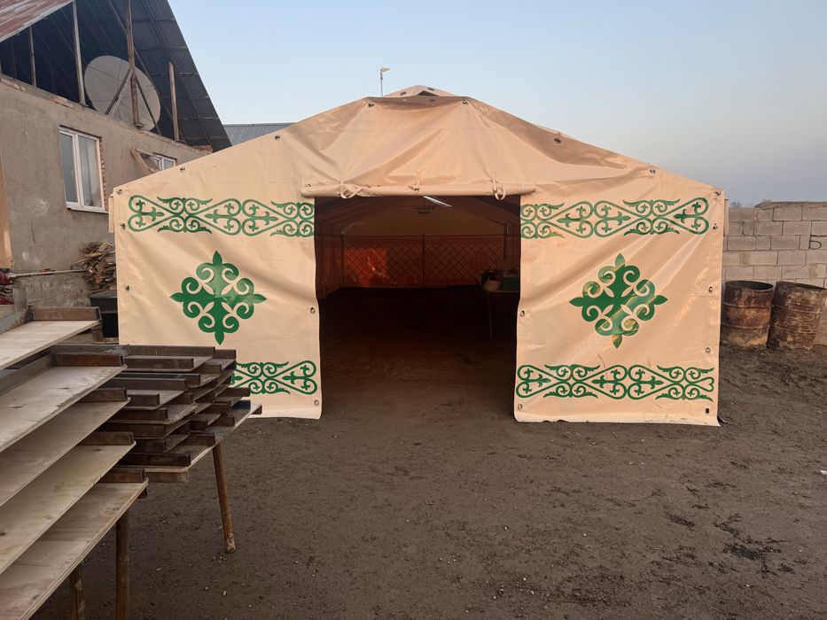 Аренда палатка юурта стол пасуда