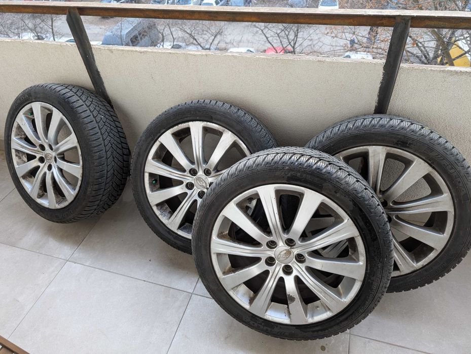 Оригинални джанти 17" за Subaru (5x100) със зимни гуми Fulda DOT 2022