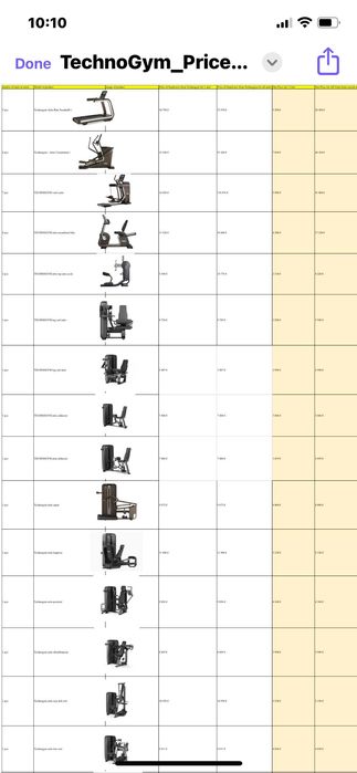 Пълен комплект фитнес оборудване за зала 1000 кв.м